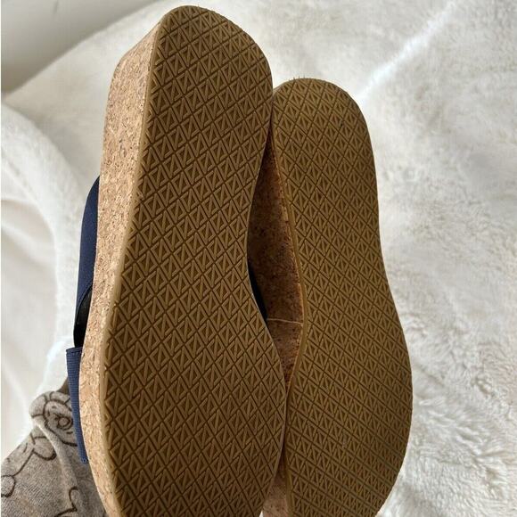 Donald J. Pliner Women's Jocelyn Wedge Sandal Navy Size‎ 9 - Picture 5 of 8